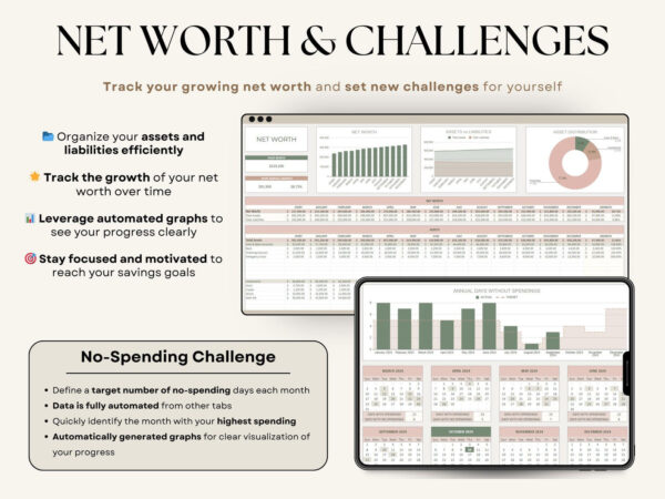 Ultimate Annual Budget Spreadsheet Excel Google Sheets Budget Template Monthly Budget Tracker Financial Planner Bill Tracker Debt Tracker - Image 9