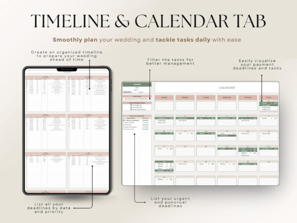 The Ultimate Wedding Planner – Compatible with Google Sheets & Excel - Image 3