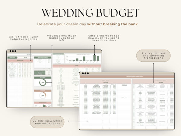 The Ultimate Wedding Planner – Compatible with Google Sheets & Excel - Image 5